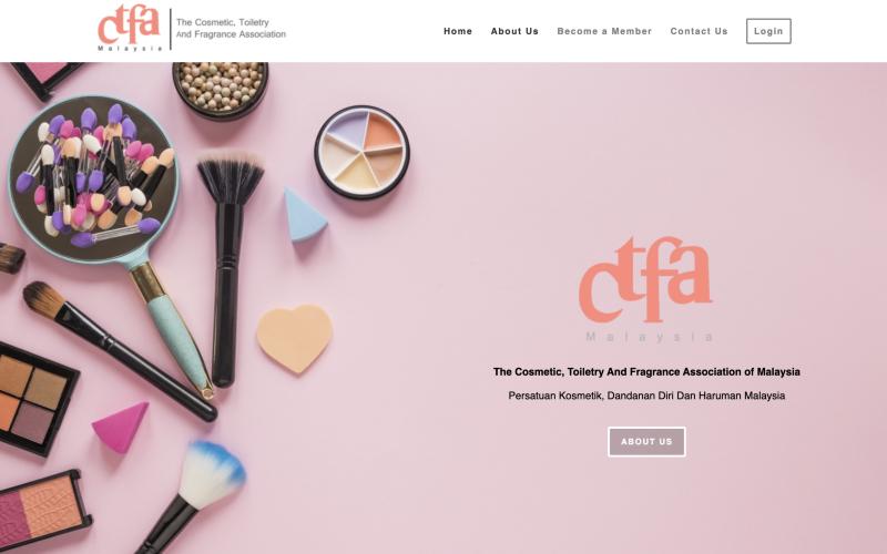 Current CTFA homepage